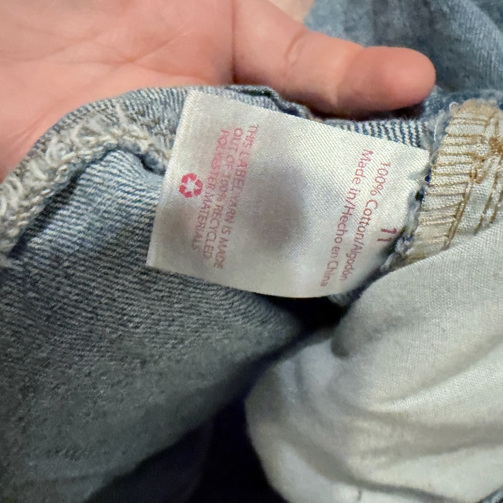 No Boundaries Light Blue Distressed Jean Shorts - Picture 8 of 8
